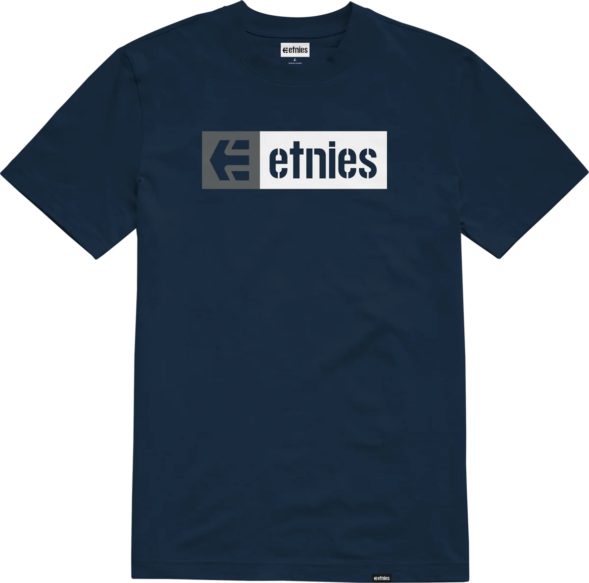 NEW BOX TEE-NAVY\/GREY\/WHITE