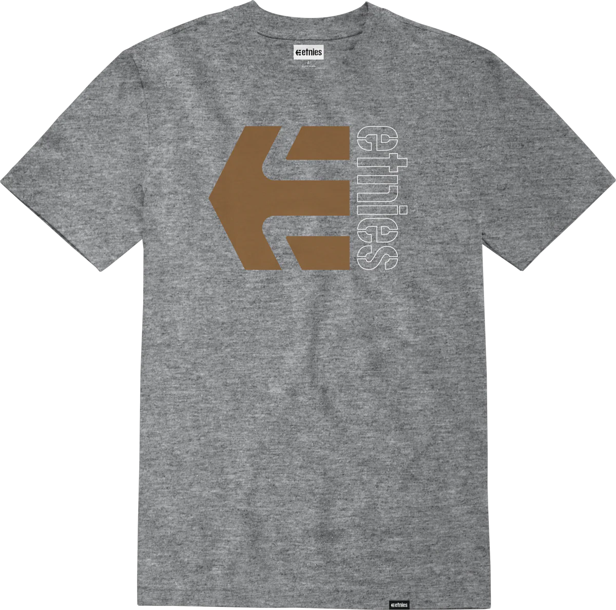 CORP COMBO TEE-CHARCOAL\/HEATHER