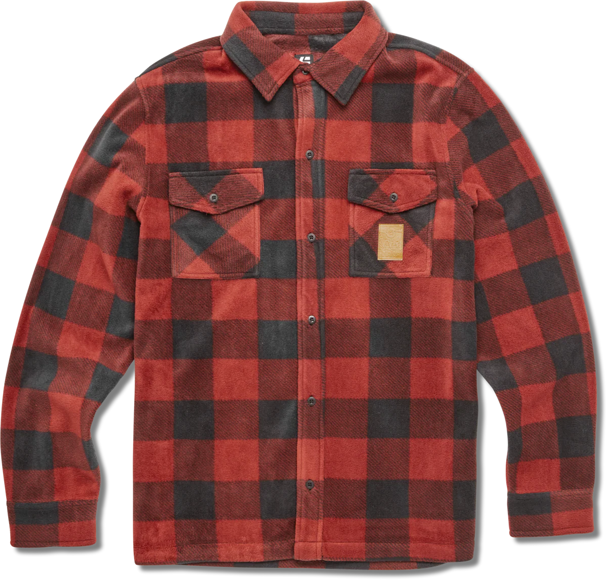 WOODSMAN FLEECE-BRICK