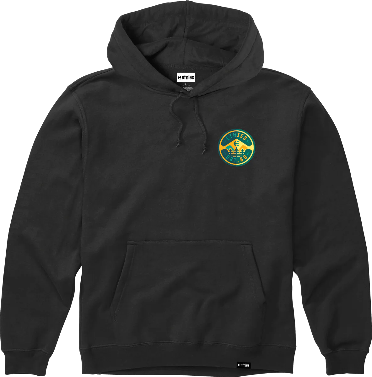 3 PINES PULLOVER-BLACK