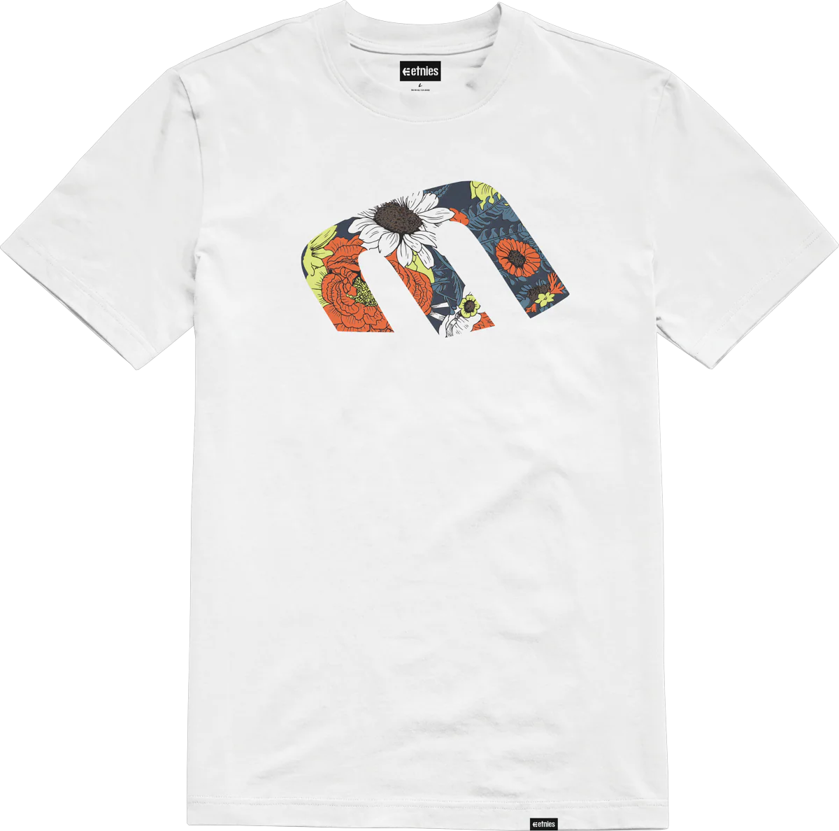 STYLE E FILL TEE-WHITE\/ALOHA