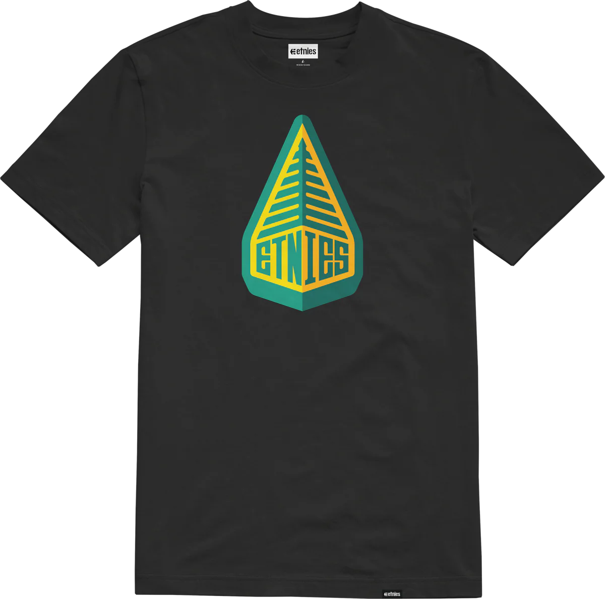 PINE SHADE TEE-BLACK
