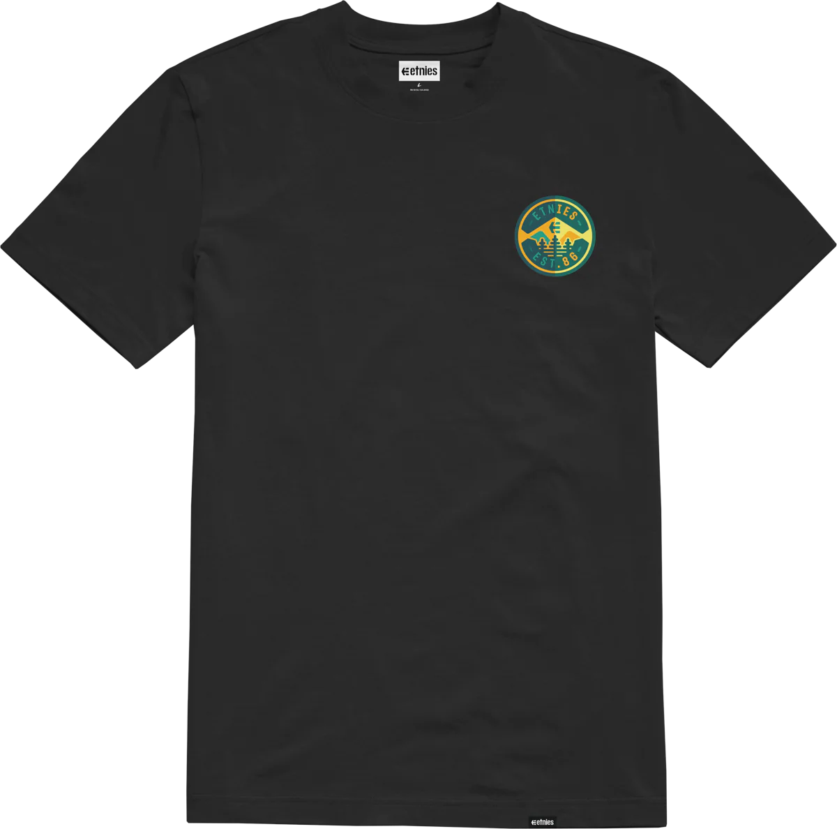 3 PINES TEE-BLACK