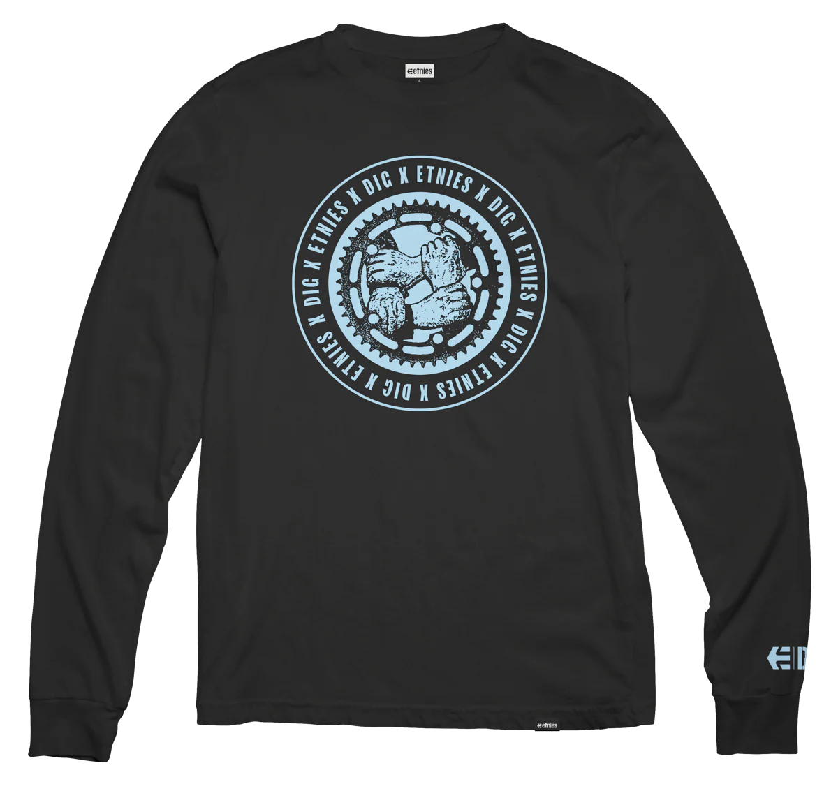 DIG L/S TEE-BLACK