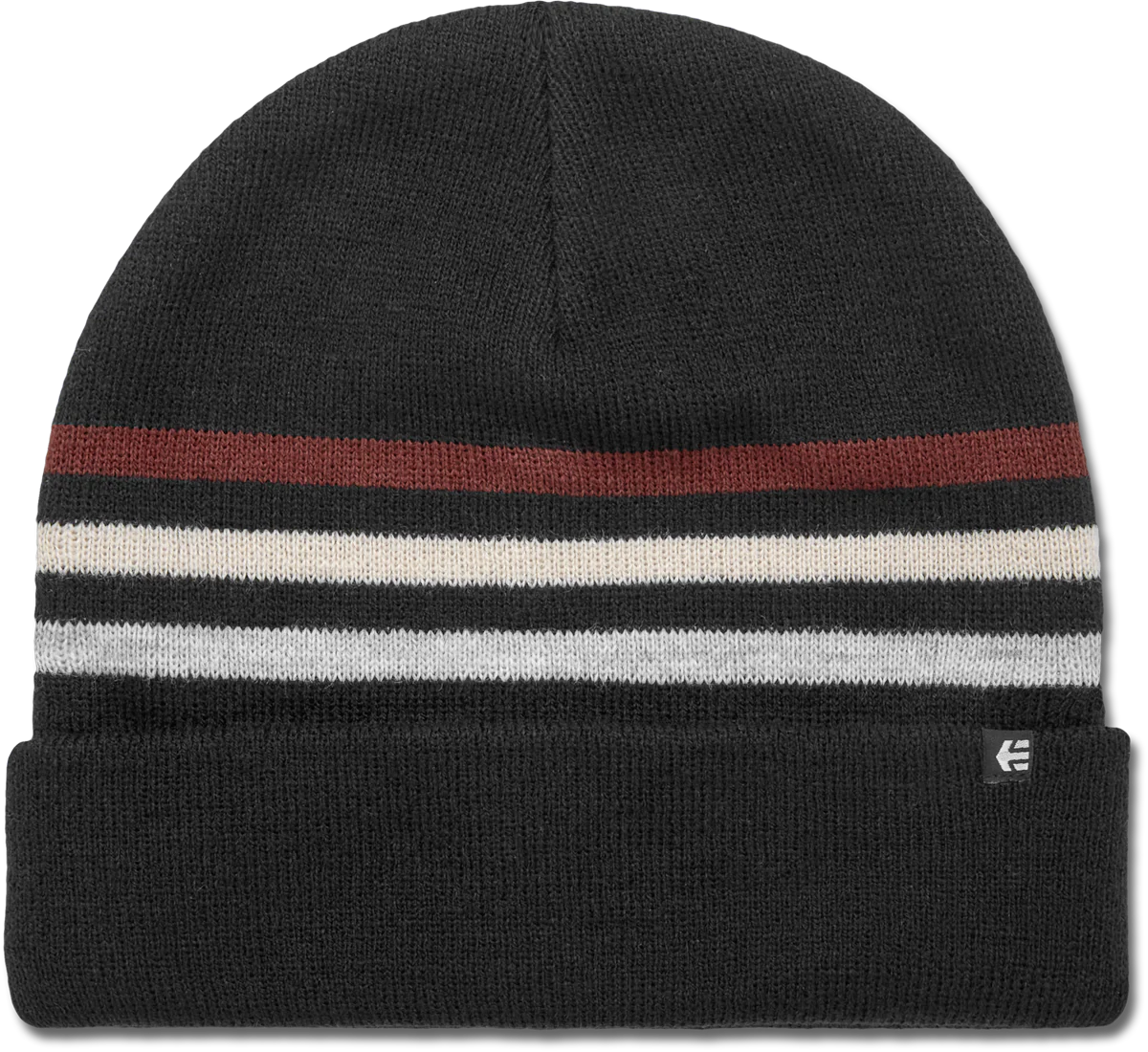 ETNIES STRIPE BEANIE-BLACK