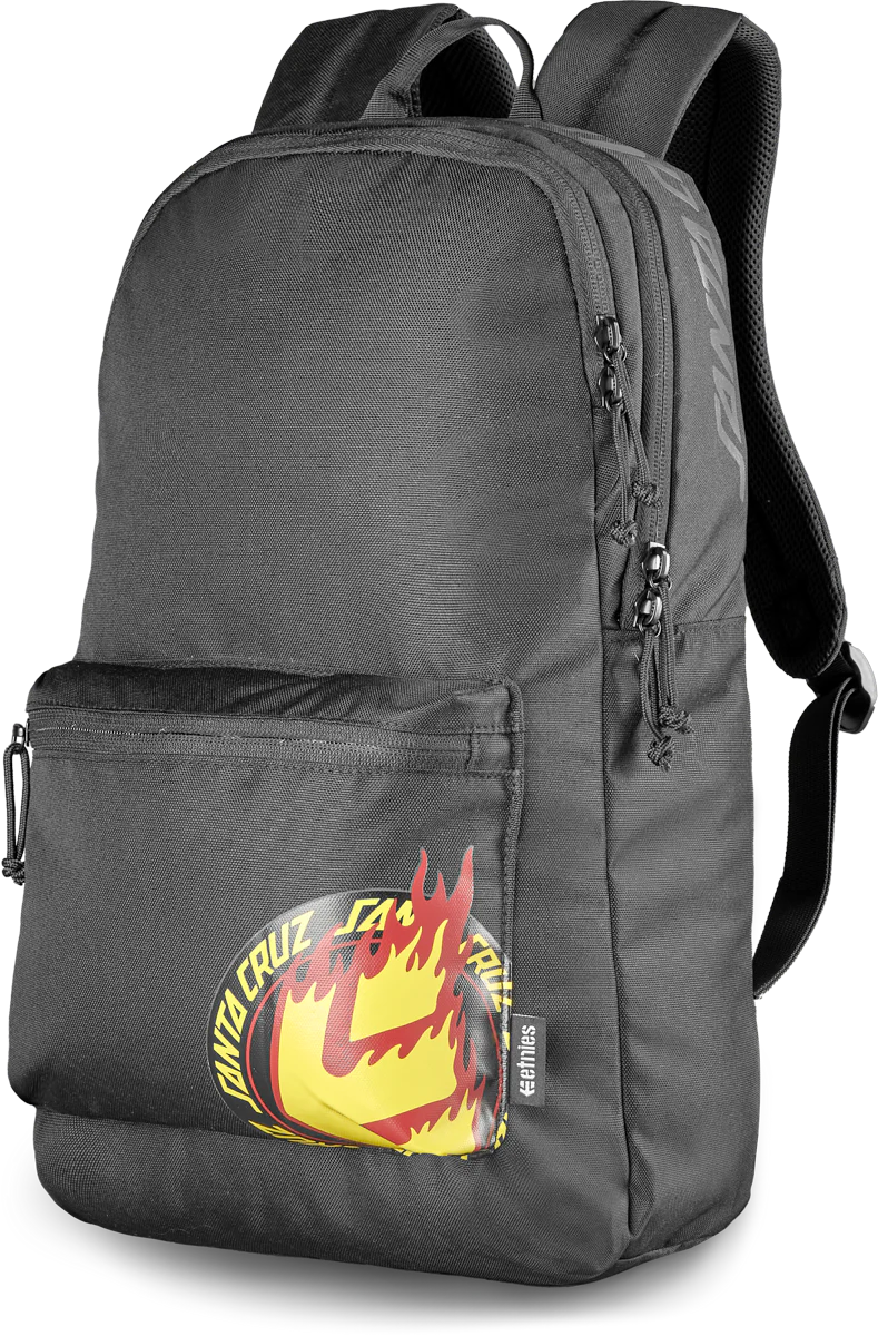 SANTA CRUZ FLAME FADER BACKPACK-BLACK