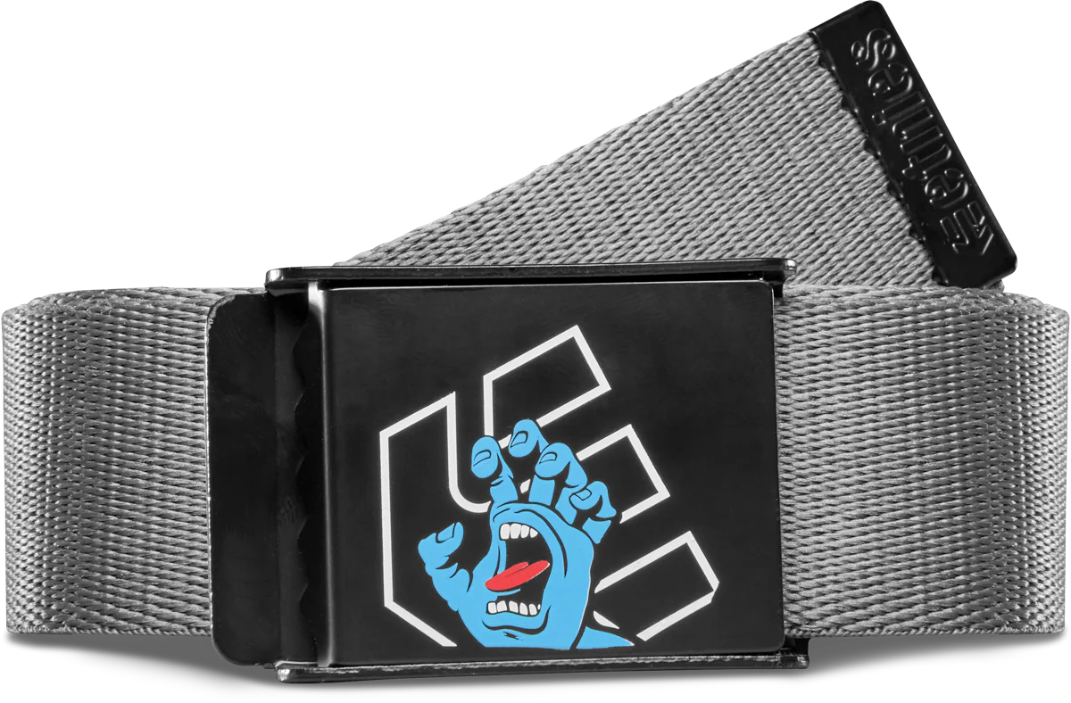 SANTA CRUZ SCREAMING HAND BELT-CHARCOAL