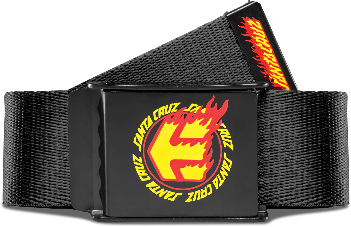 SANTA CRUZ FLAME BELT-BLACK