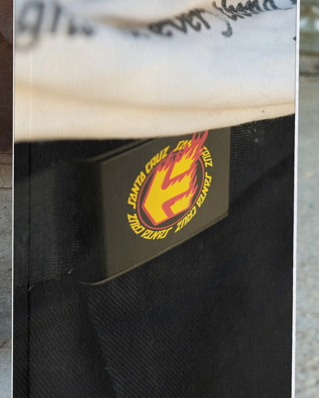 SANTA CRUZ FLAME BELT-BLACK