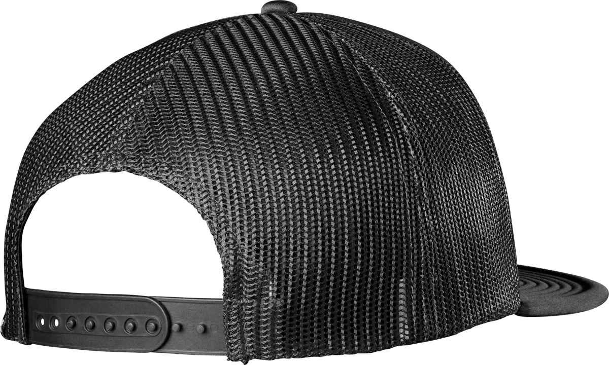 SANTA CRUZ FLAME TRUCKER HAT-BLACK