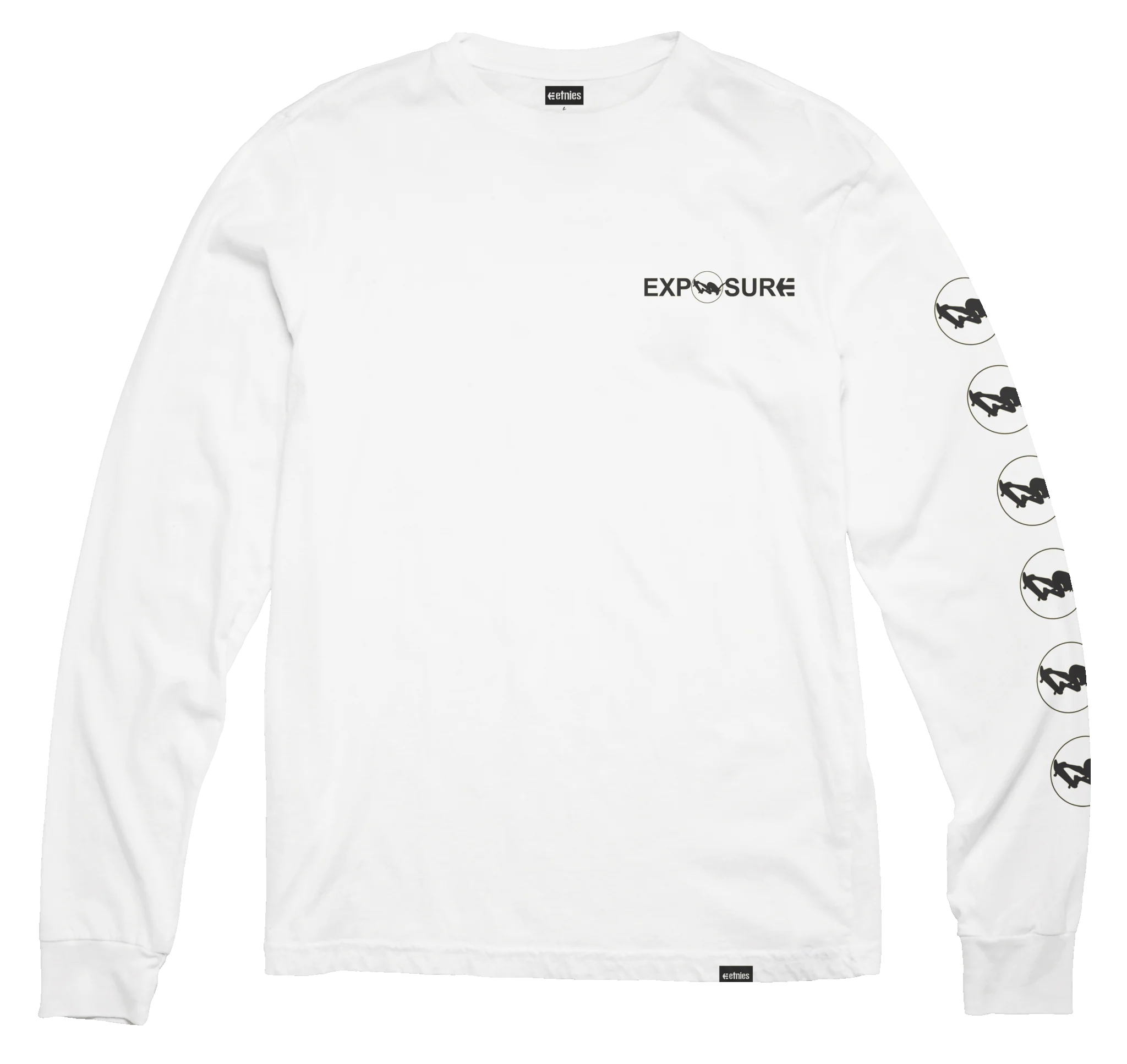 EXPOSURE L/S TEE-WHITE