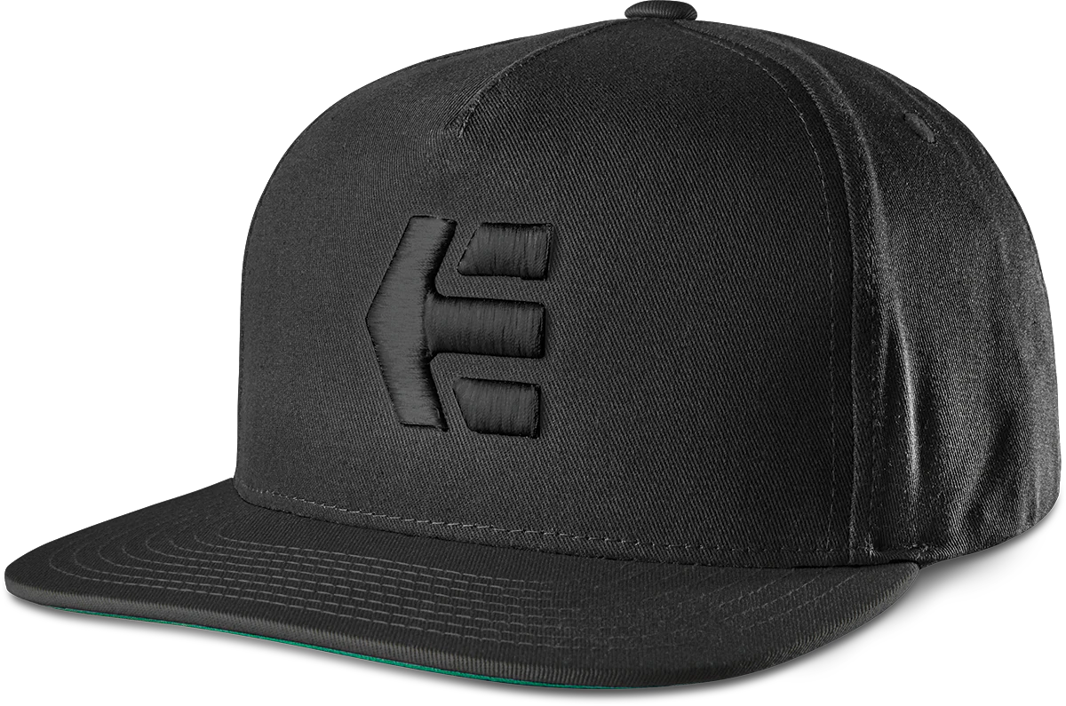 ICON SNAPBACK HAT-BLACK\/BLACK