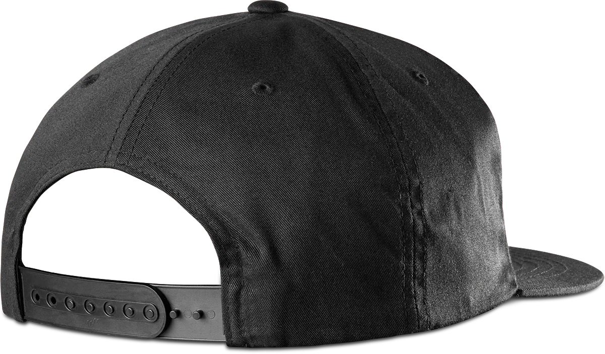 ICON SNAPBACK HAT-BLACK\/BLACK