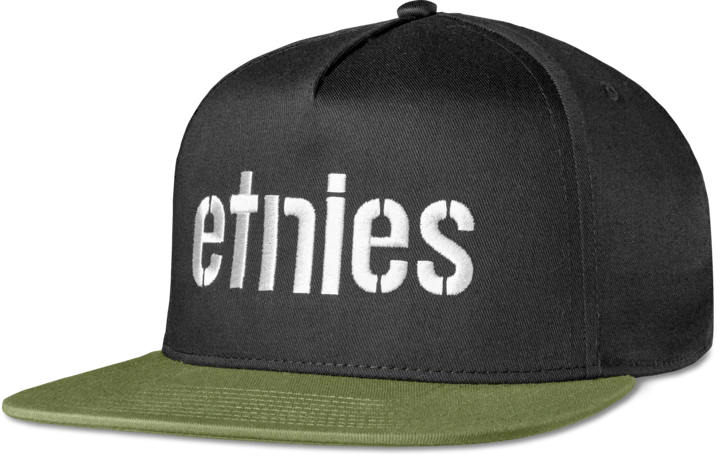 CORP SNAPBACK HAT-BLACK\/OLIVE