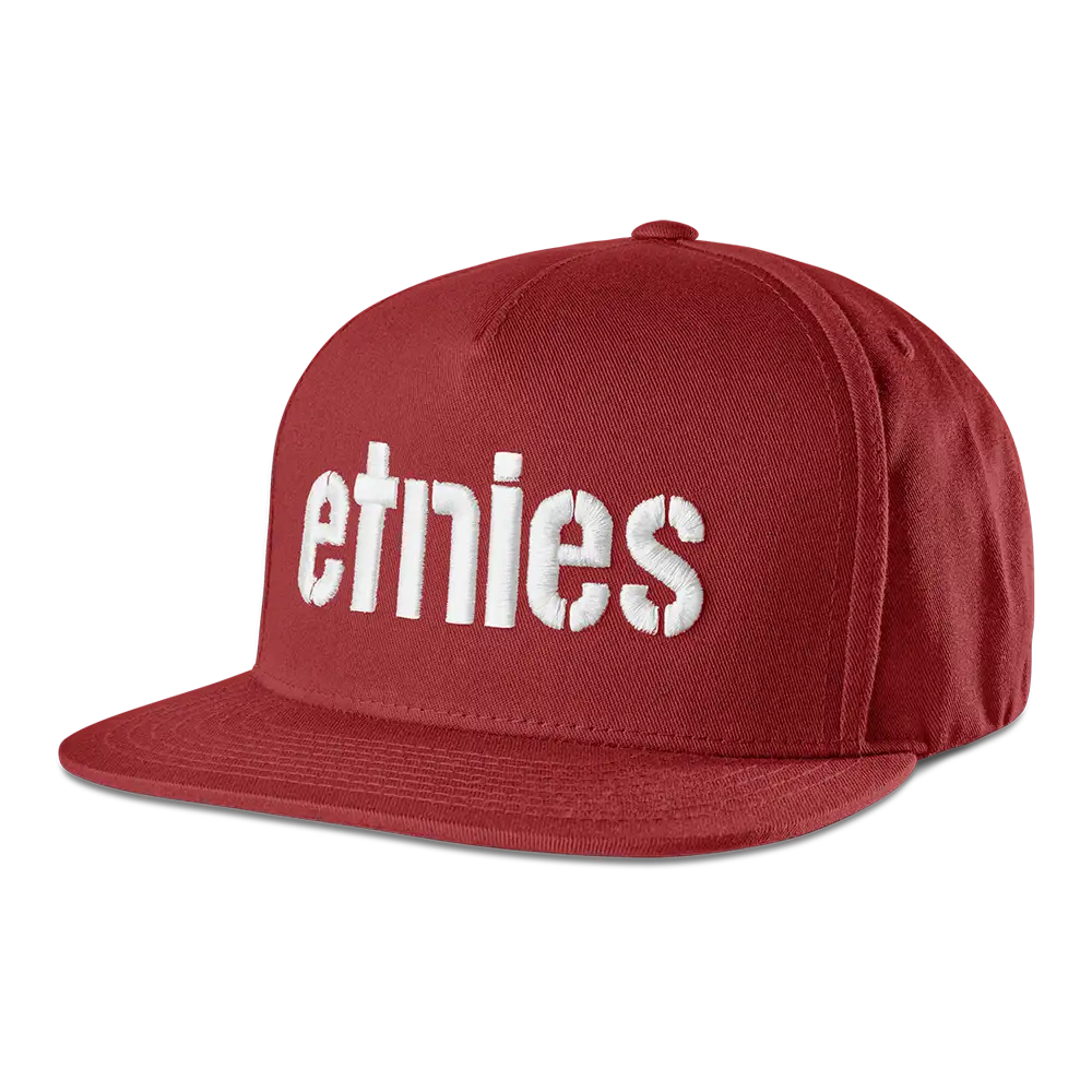 CORP SNAPBACK HAT-RED\/WHITE