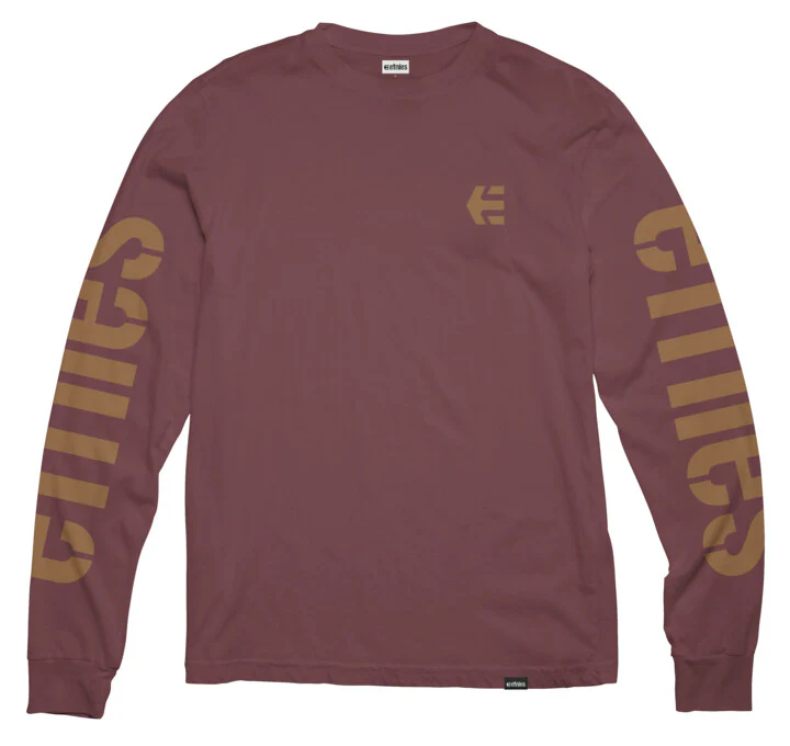 ICON L/S TEE-MAROON