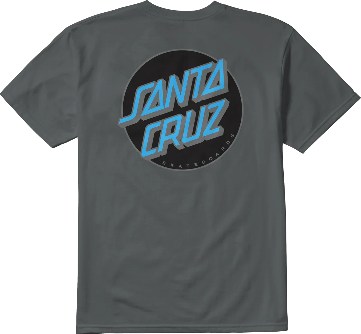 RETRO DOT TEE X SANTA CRUZ-CHARCOAL