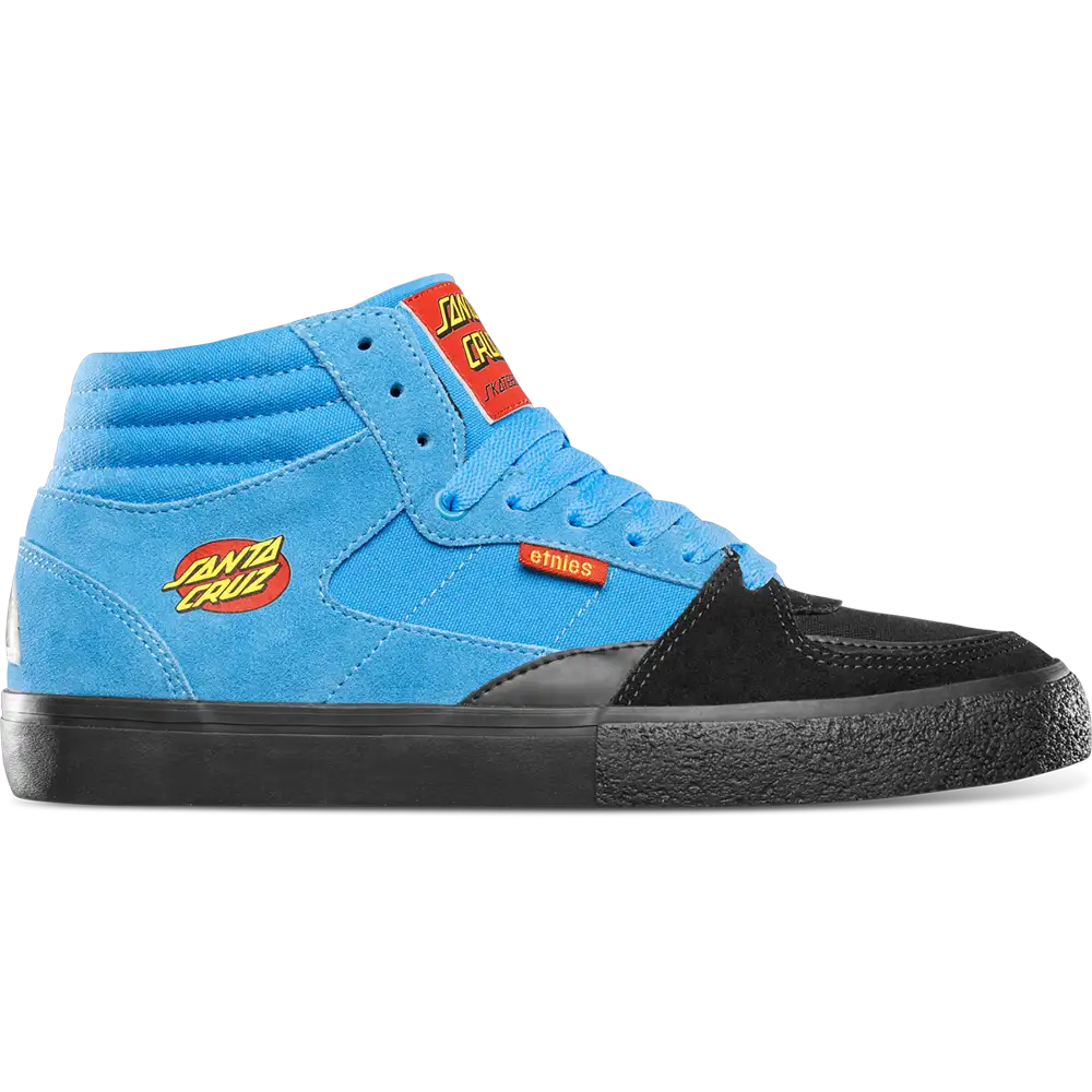 Screw Vulc Mid X Santa Cruz Retro-BLACK\/BLUE\/BLACK
