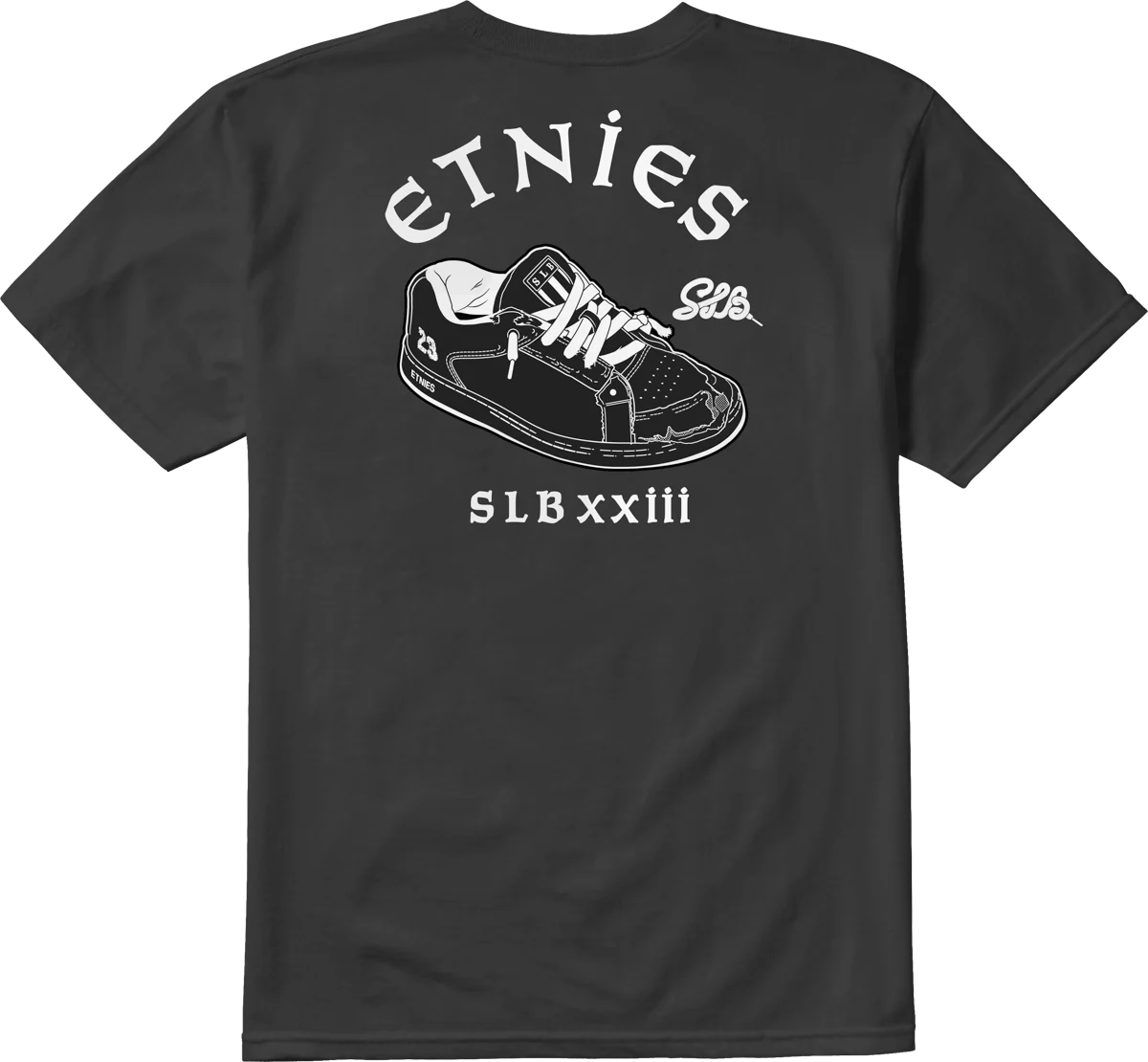 SLB X ETNIES TEE-BLACK