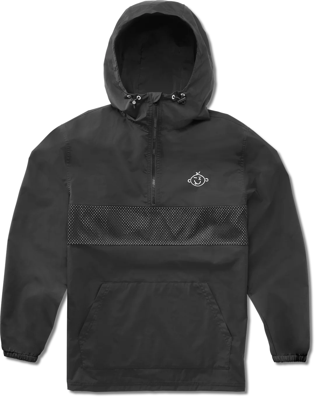 SOUR SOLUTION ANORAK-BLACK