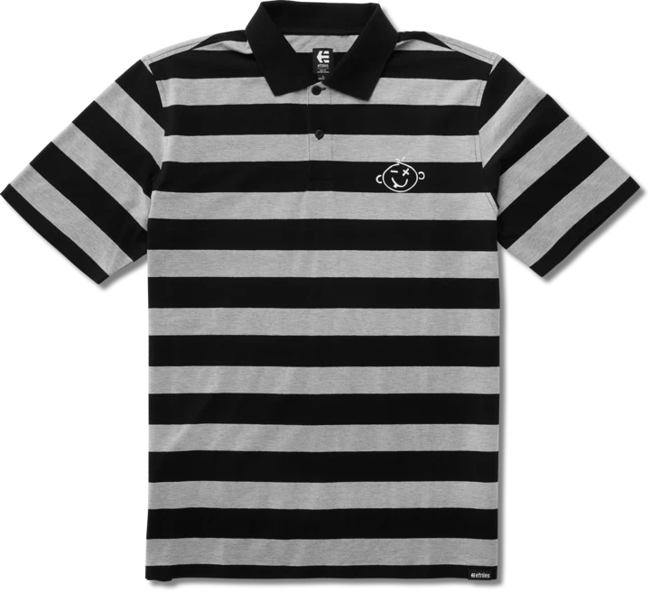 KO POLO SHIRT-BLACK\/CHARCOAL