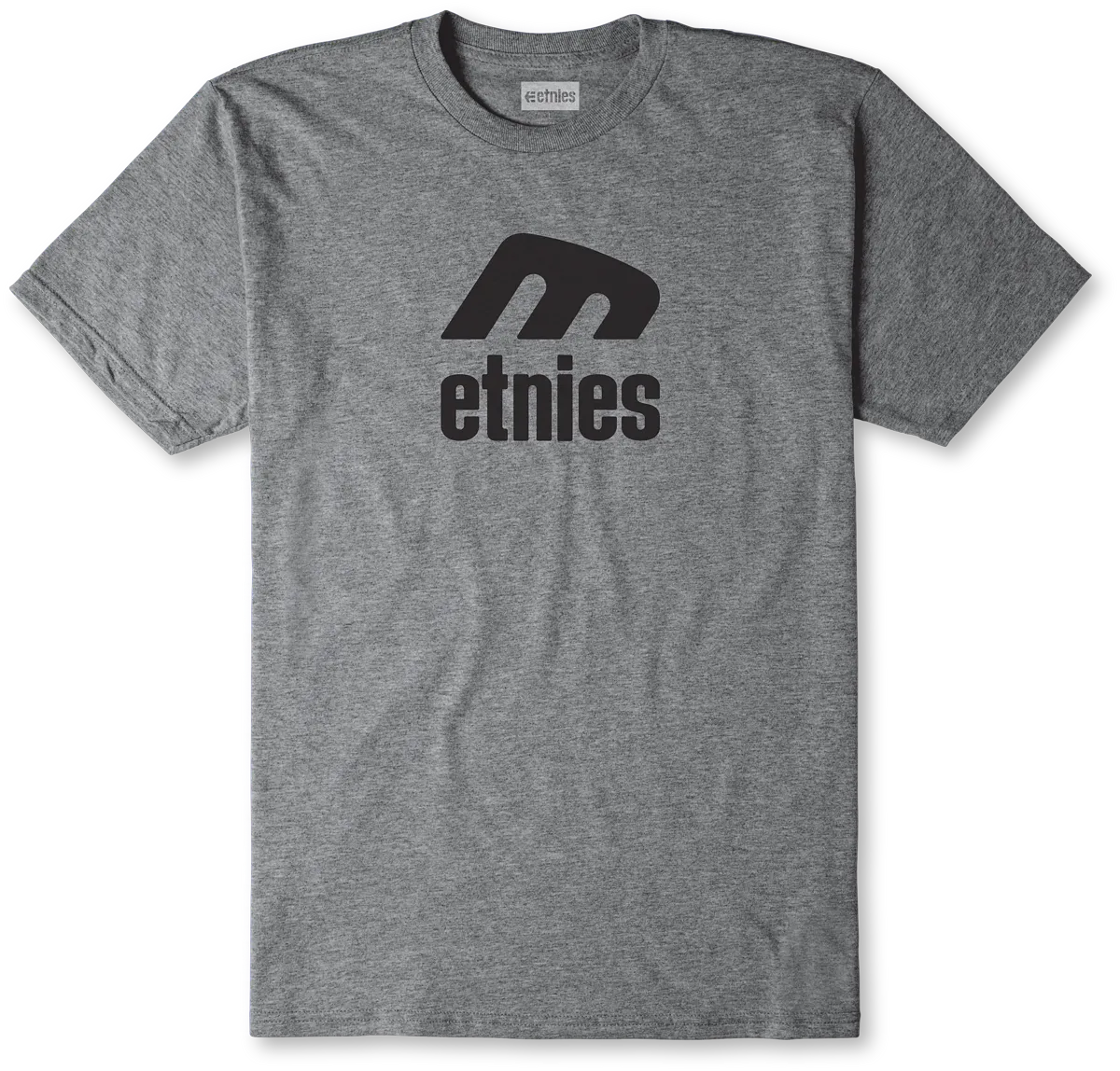 Icon E Kids Tee-GREY\/BLACK
