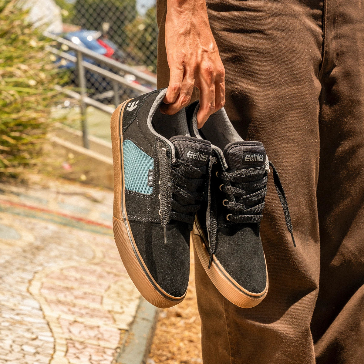 Barge LS-BLACK\/TEAL