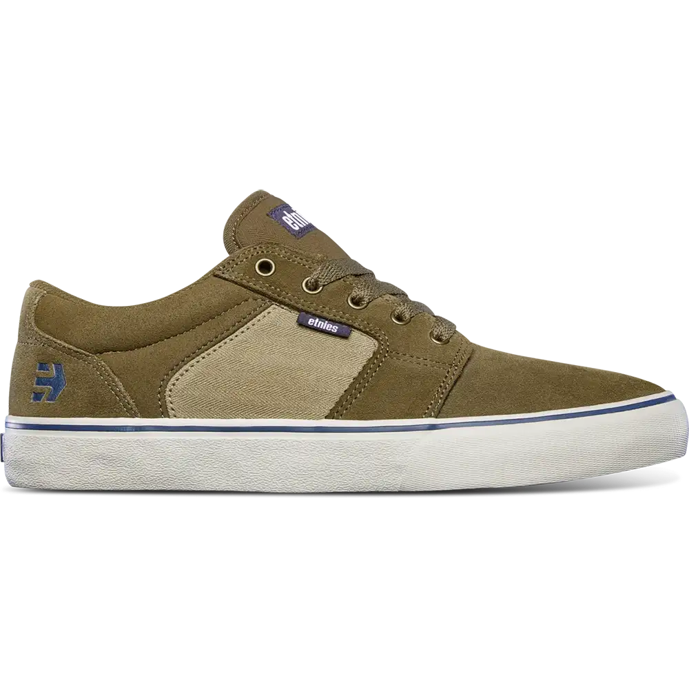 Barge LS-BROWN\/TAN\/BLUE