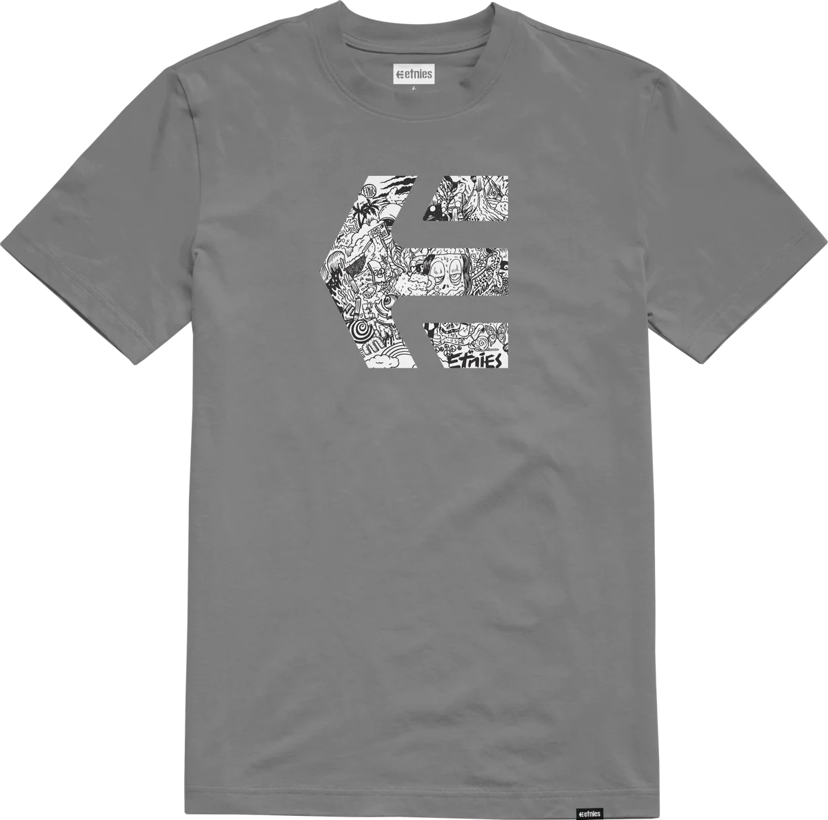 ICON GRAPHIC TEE-GREY