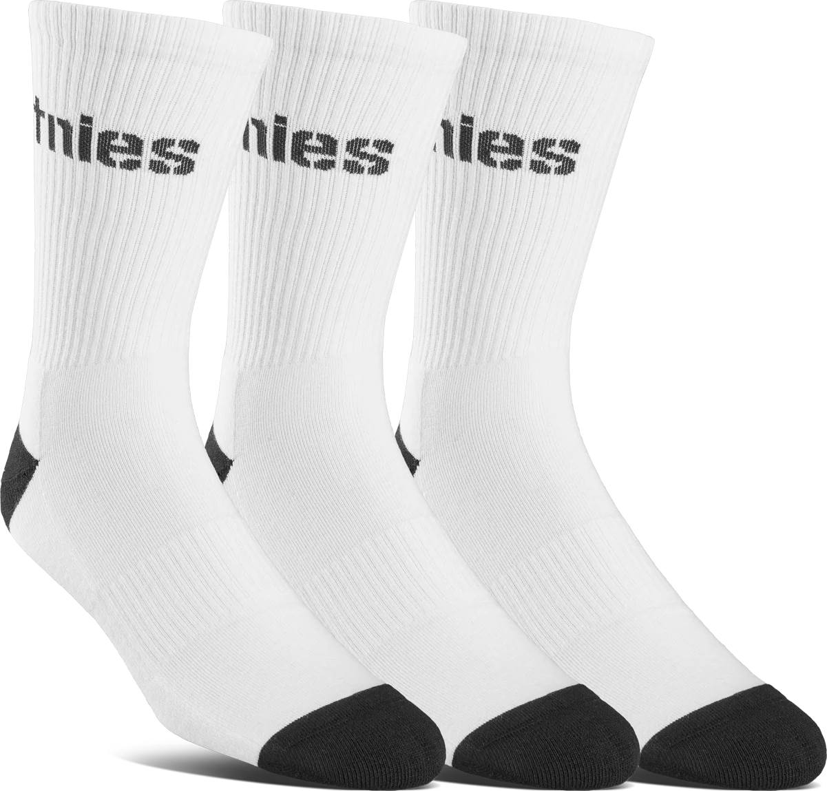 STENCIL ICON SOCK 3-PACK-WHITE